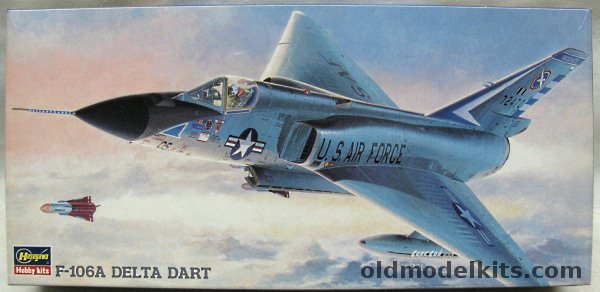 Hasegawa 1/72 Convair F-106A Delta Dart - Massachusetts ANG 102FIW 101 FIS 'Cape Cod' (Demonstrator at 1985 COPPER FLAG) / ADTAC 49FIG 5FIS 'Spittin' Kittens' (Demonstrator at 1984 WILLIAM TELL), CT14 plastic model kit